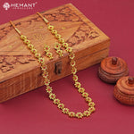 Traditional Maharashtrian Kolhapuri Bakuli Har I Line Stone (with earrings)