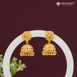 Forming Gold Jhumka Earrings  – Traditional Zumka Design 1537