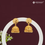 Forming Gold Jhumka Earrings  – Traditional Zumka Design 1553