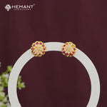 Traditional Maharashtrian Kolhapuri Tops Ghas Red Moti