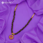 Disco Mala 6 MM Saj 2-5 | Micro Gold Plated Mangalsutra - 180