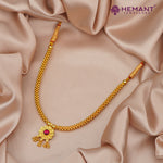 Traditional Maharashtrian Kolhapuri Thushi 0 No. Jilebi Pendal 3 Naka