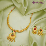 Traditional Maharashtrian Kolhapuri Rukmini Har Peacock Moti