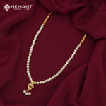 Traditional Maharashtrian Moti Mala Plain 3 Paan Flower