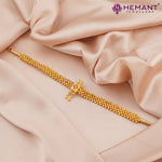 Traditional Maharashtrian Kolhapuri Thushi Patta Dot Kasturi 8 Stone