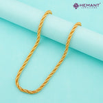 Gold-Plated Rope Chain for Mens – Stylish & Durable (321)