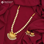 Traditional Maharashtrian Moti Mala 8 MM Boat (with earrings)