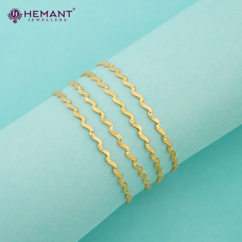 Micro Gold Plated Bangle 3899-901