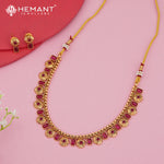 Antique-Finish Kemp & Coin Motif Necklace Set 3995-99