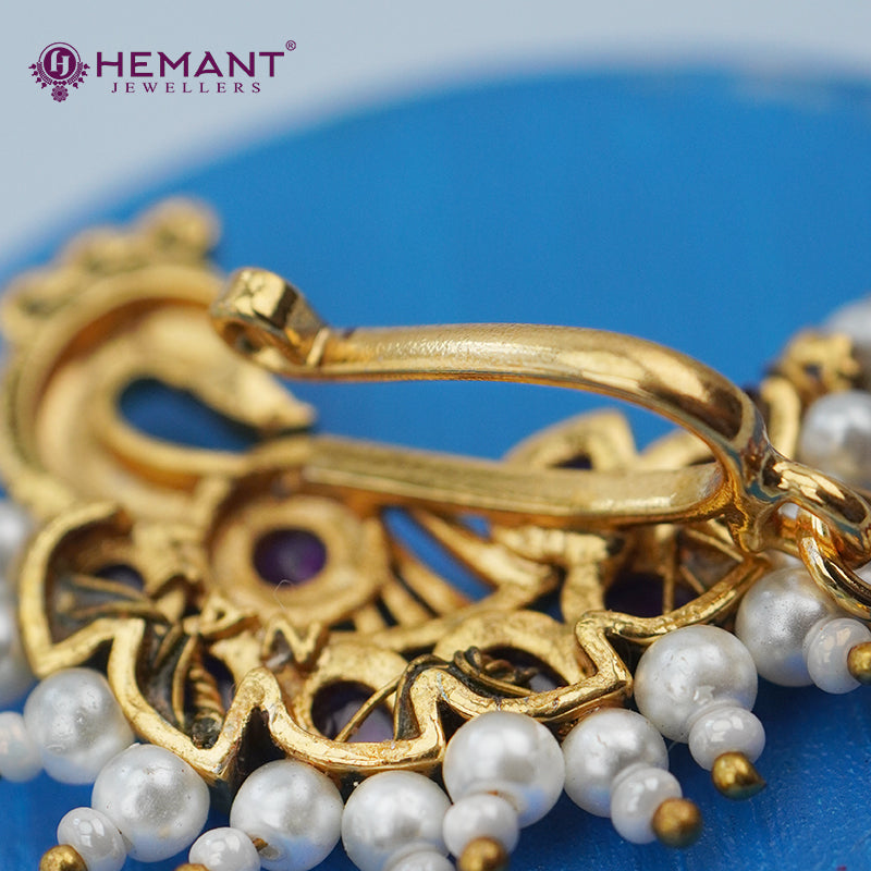 Traditional Bridal Wear Nath/Nose Pin 4091-115