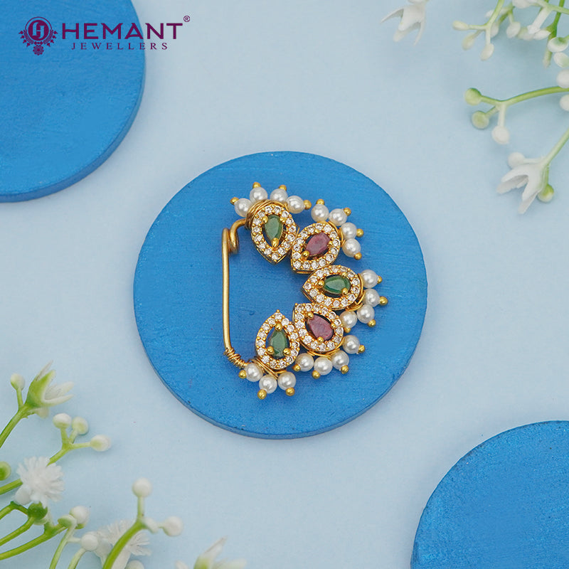 Traditional Bridal Wear Nath/Nose Pin 4098