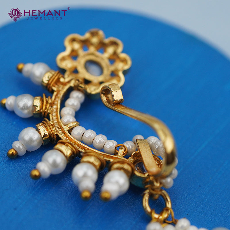 Traditional Bridal Wear Nath/Nose Pin 4112-18