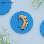 Traditional Bridal Wear Nath/Nose Pin 4115(Pressing)