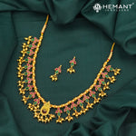 Traditional Maharashtrian Kolhapuri Peti Har 4 Paan Saj Laxmi (with earrings)