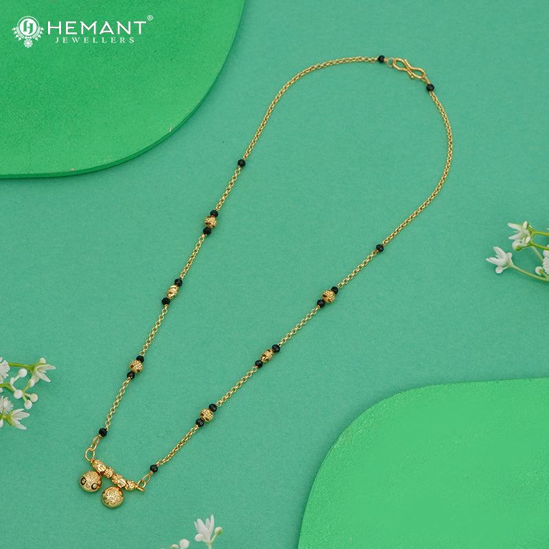 Elegant 18" Mangalsutra with Vati Pendant- 4179