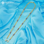 Traditional Maharashtrian Kolhapuri Mangalsutra Moti Powala Vati Press(36 inch)