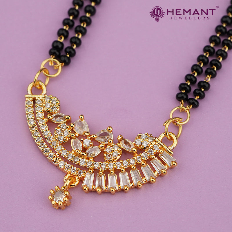 Elegant American Diamond Mangalsutra Set – 4254