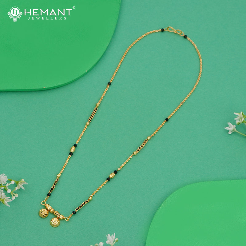 Elegant 18" Mangalsutra with Vati Pendant- 4301