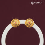 Forming Round Stud Earrings – 4329