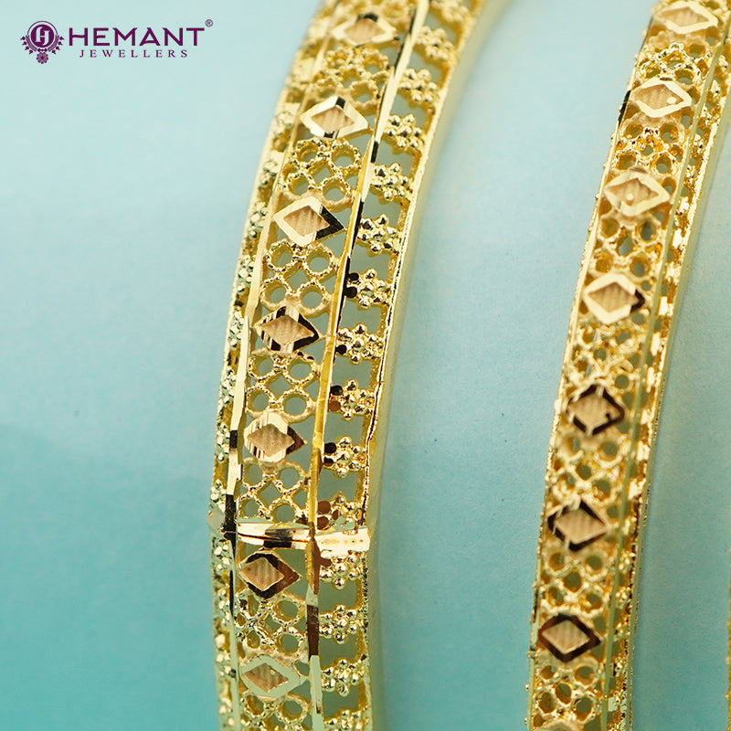 1 Gram Gold 6pc. Bangle Set (Bilwar Patli set) with delicate craftmanship– 4389-4391