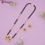 Maharashtrian Short Wati Mangalsutra Set with Earrings 4416