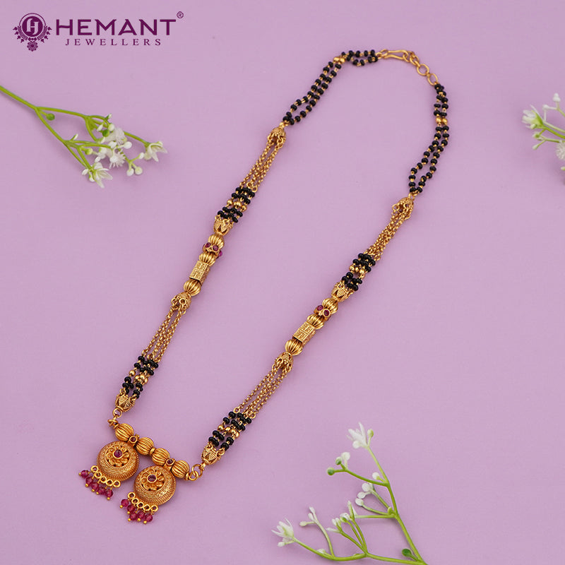Antique Mangalsutra Short (4437-38)