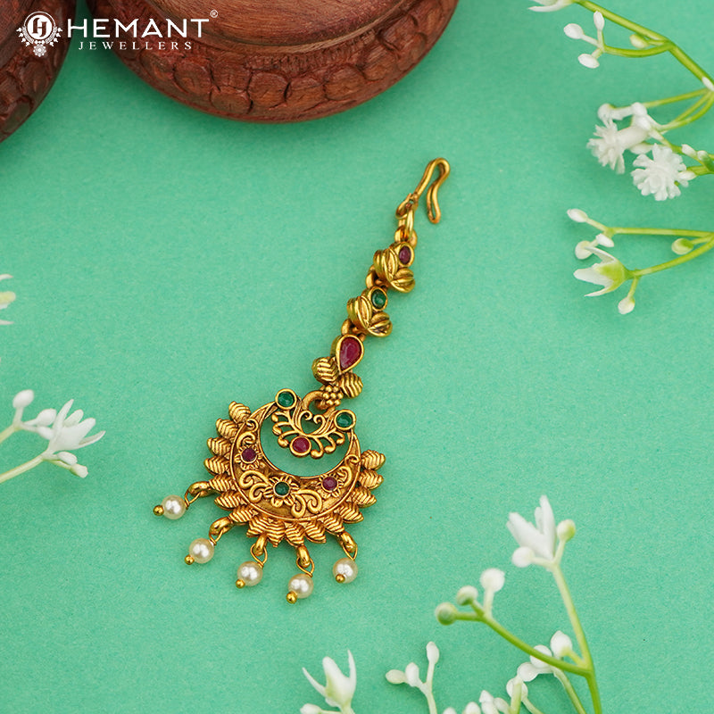 Antique Maang Tikka 4536