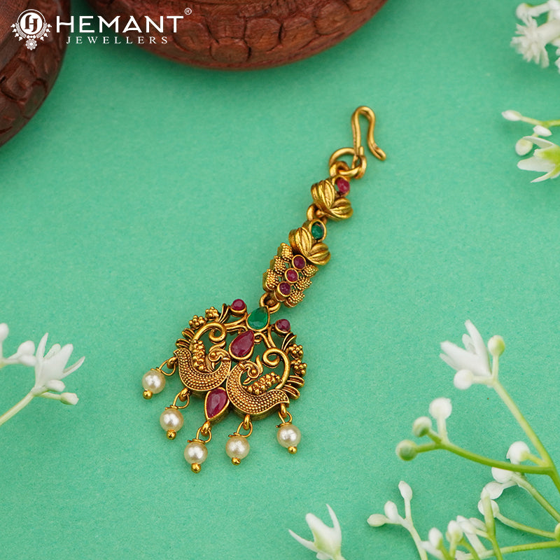 Antique Maang Tikka 4538
