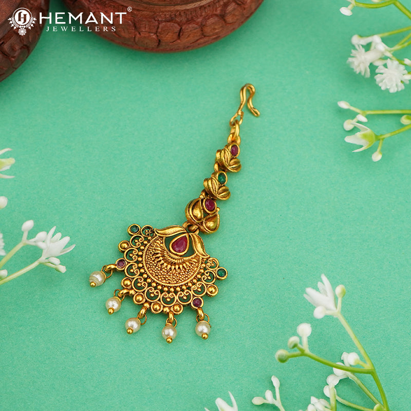 Antique Maang Tikka 4539