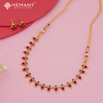 Antique-Finish Stone Drop Necklace Set with Matching Stud Earrings 4542-45
