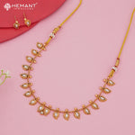 Teardrop Stone Designer Necklace Set 4550-53