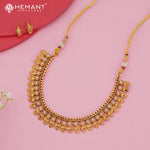 Leaf Motif Necklace Set with Matching Earrings 4554-57