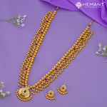Traditional Maharashtrian Kolhapuri Saaj Jav 30 Stone Paan with Taas Pendant RG (with Earrings)