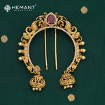 Antique Hair Brooch/Hair Pin/Ambada 4688