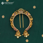 Antique Hair Brooch/Hair Pin/Ambada 4691