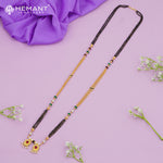 Maharashtrian Classic Black Beads 36" Mangalsutra wih Surya Vati 4801