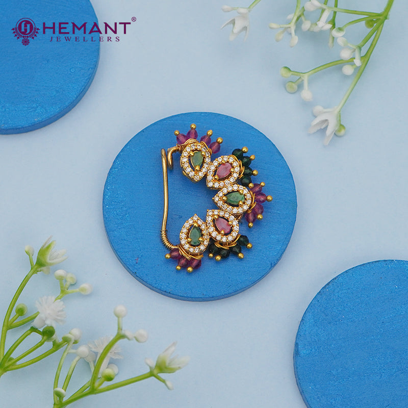 Traditional Bridal Wear Nath/Nose Pin 4837