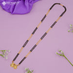 Maharashtrian Classic Black Beads Mangalsutra with Vati Pendant 4853