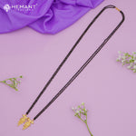 Maharashtrian Classic Black Beads Mangalsutra with Vati Pendant 4889-4891