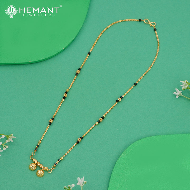 Elegant 18" Mangalsutra with Vati Pendant- 4916