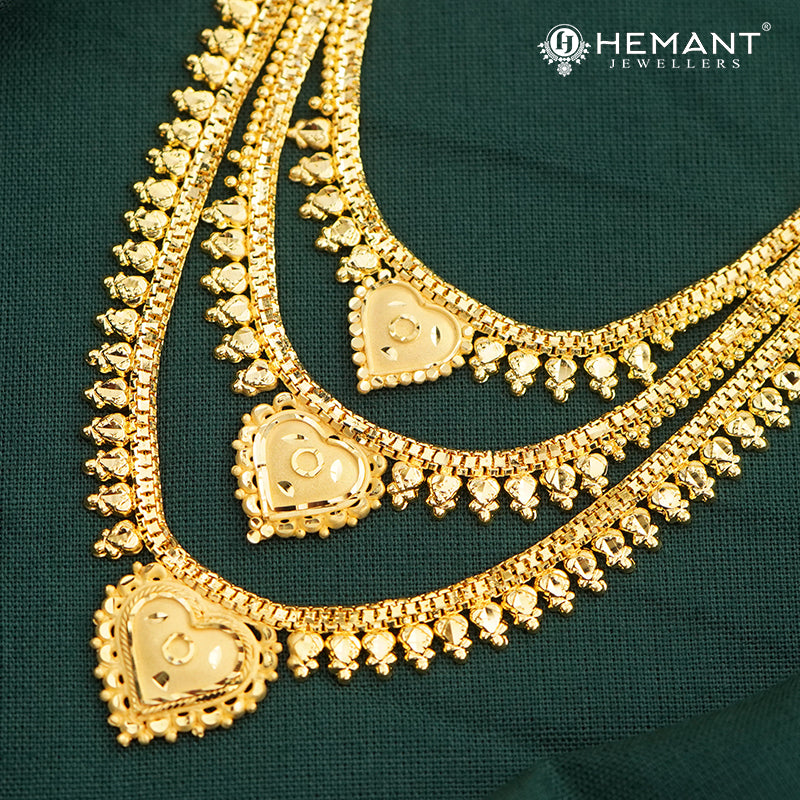 Forming Gold 3 Step Rani Haar (4973)