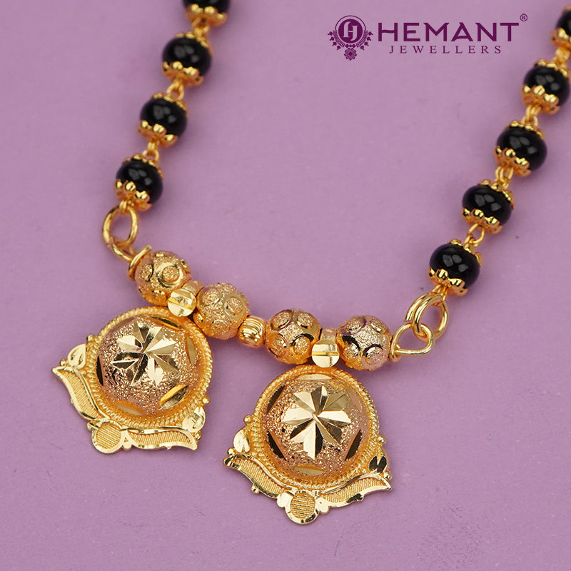 Elegant Black Bead 30" Mangalsutra - 4978
