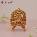 Antique Finish Decorative Kumkum / Sindoor Box - 5360