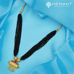 Traditional Maharashtrian Kolhapuri Mangalsutra Plain Taviz