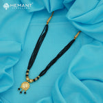 Traditional Maharashtrian Kolhapuri Mangalsutra Stone Ball Disco Laxmi Veni