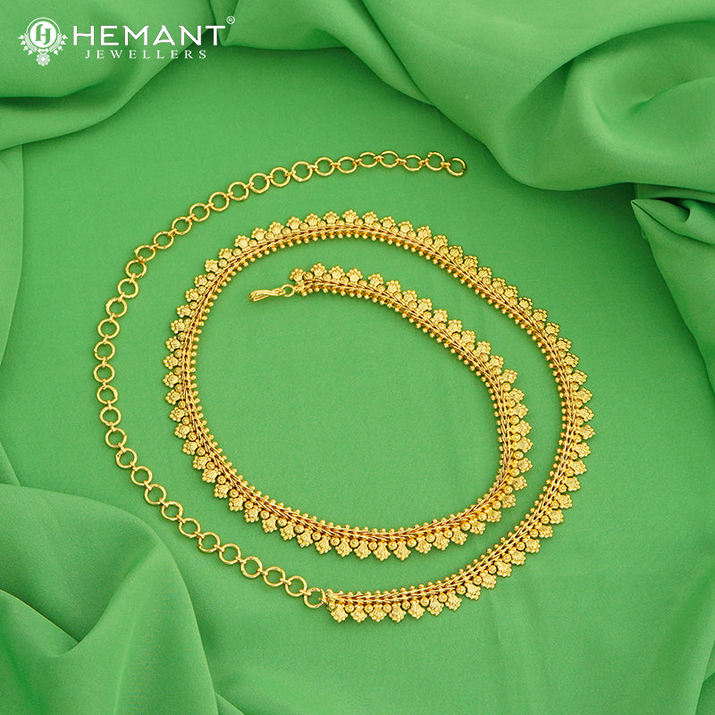 Traditional Maharashtrian Kolhapuri Kamarpatta Soniya Plain - 892