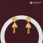 Elegant Golden Jhumka Earrings