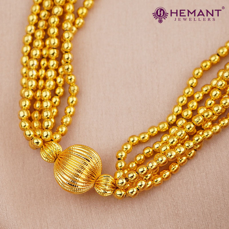 Kolhapuri Jondhale Pot with Gund Mani Thushi | जोंधळे पोत ठुसी