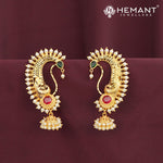 Peacock Style Kan Earrings