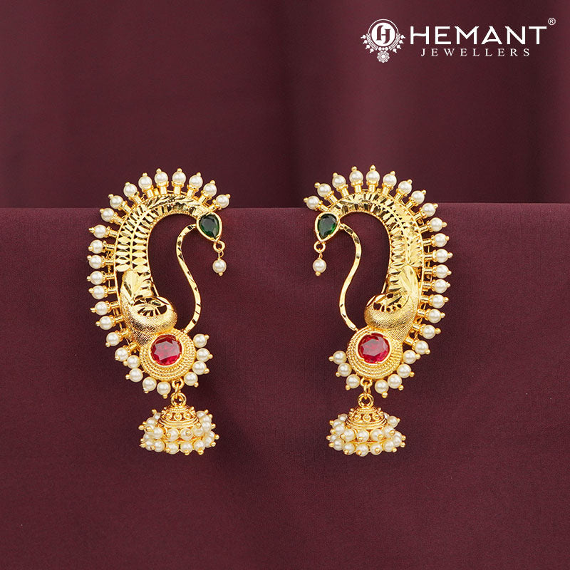 Peacock Style Kan Earrings
